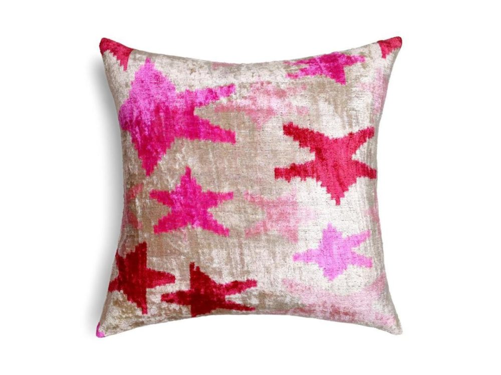 Bed Pillows |  Canvello Luxury Decorative Pink And Gold Pillow | 16 X 16 In (40 X 40 Cm) Bed Pillows Bed Pillows