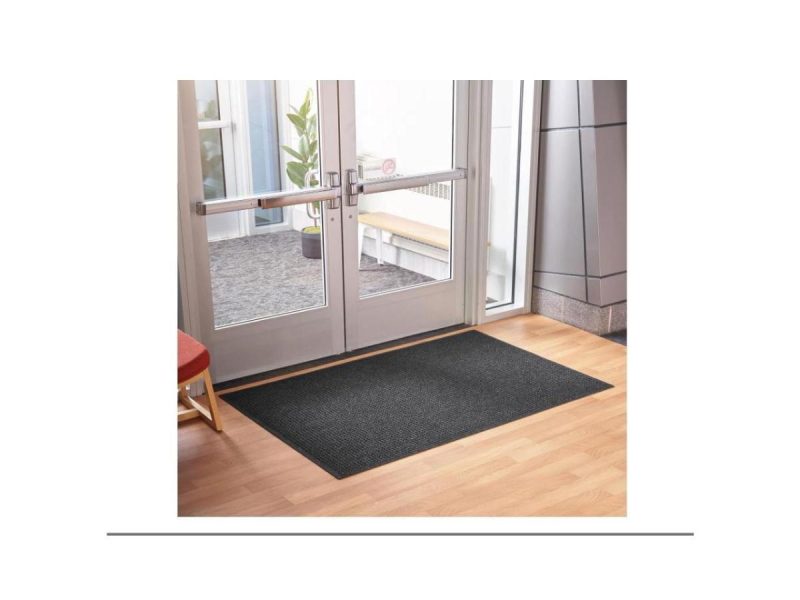 Door Mats |  Aquasorb Classic Indoor/Outdoor Entrance Floor Mat With Non-Slip Rubber Backing, Fabric Border, Stain Resistant And Quick Drying Commercial Grade (23″ X 35″, Charcoal) Decor Door Mats