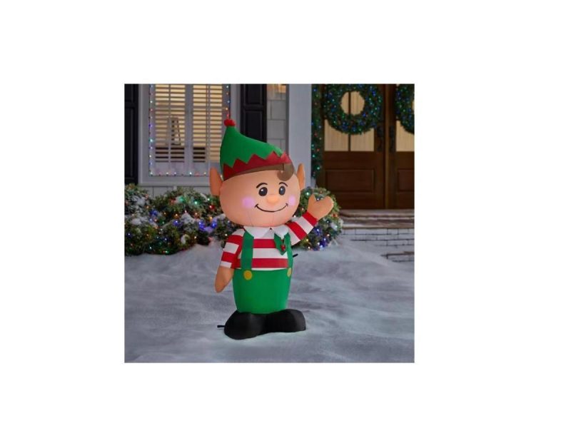 Holiday Decor |  3.5 Ft. Led Elf Inflatable Home Accents Holiday Decor Accents