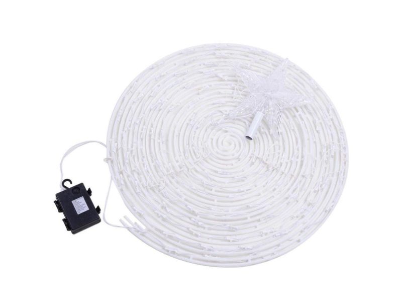 Holiday Decor |  6 Ft Christmas Xmas Led Spiral Tree Light Battery Cool White Holiday New Year Decor Holiday Decor