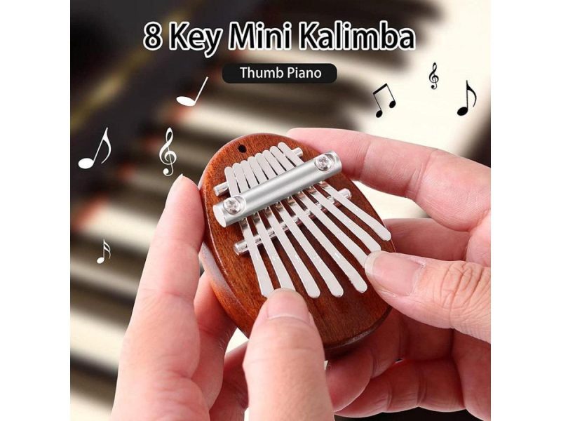 Holiday Decor |  Acaigel 8 Key Mini Carlimba Finger Thumb Piano Christmas Gift For Kid Adult Beginners Decor Acaigel