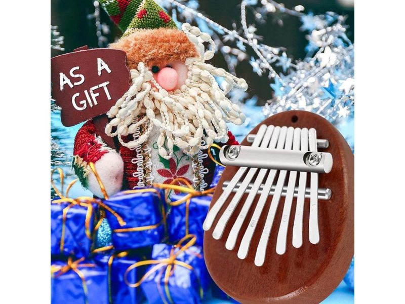 Holiday Decor |  Acaigel 8 Key Mini Carlimba Finger Thumb Piano Christmas Gift For Kid Adult Beginners Decor Acaigel