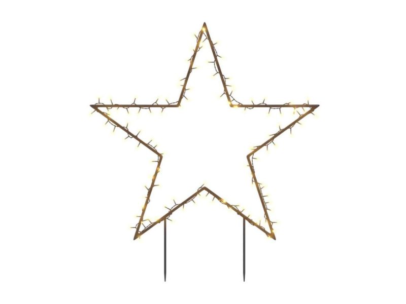 Holiday Decor |  Vidaxl Christmas Decoration With Spikes Outdoor Light Decoration Star 115 Leds Decor Holiday Decor