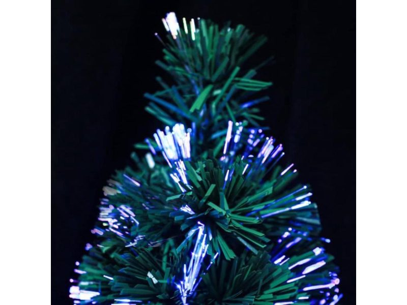 Holiday Decor |  Vidaxl Christmas Tree Artificial Tree With Lights Decoration Green Fiber Optic Decor Holiday Decor