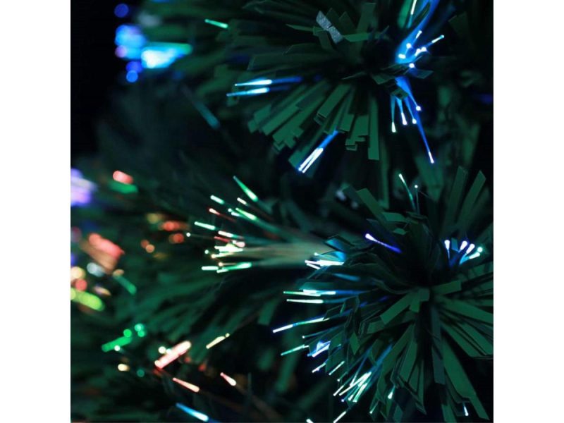 Holiday Decor |  Vidaxl Christmas Tree Artificial Tree With Lights Decoration Green Fiber Optic Decor Holiday Decor