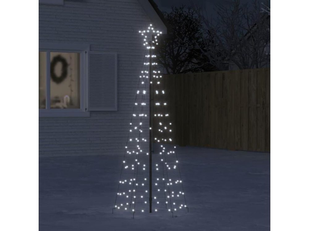 Holiday Decor |  Vidaxl Christmas Tree Light With Spikes Xmas Decoration 220 Leds Cold White Decor Holiday Decor