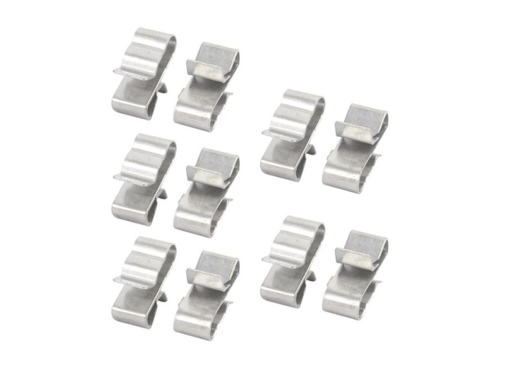 Holiday / String Lights |  10Pcs Solar Mounting Stainless Steel Cable Clamp Clip Fit For 2 X 6Mm Dia Cable Decor Holiday / String Lights