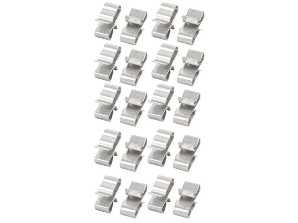 Holiday / String Lights |  20Pcs Solar Mounting Stainless Steel Cable Clamp Clip Fit For 2 X 6Mm Dia Cable Decor Holiday / String Lights