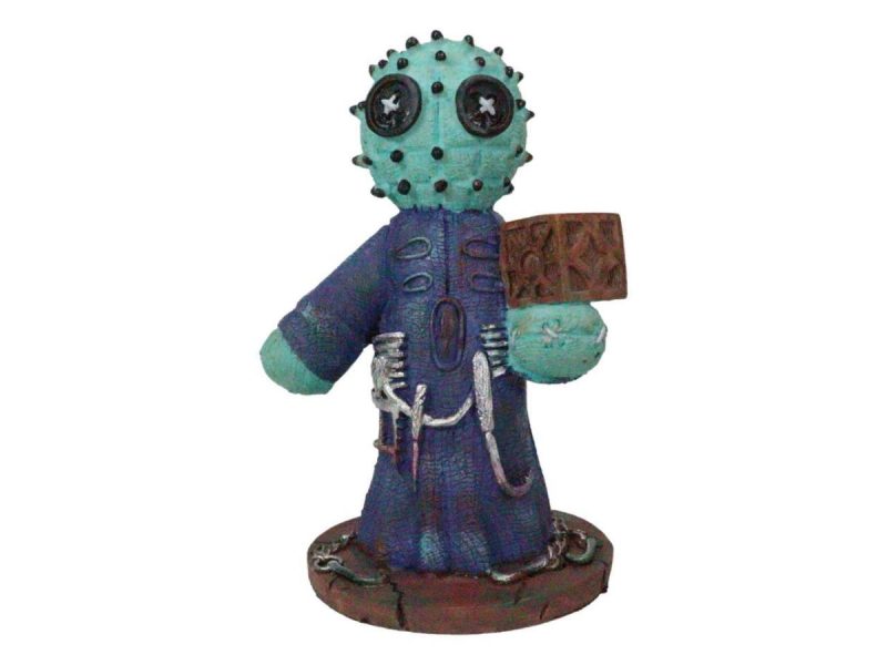 Home Accents |  Ebros Pinheadz Monster With Voodoo Stitches Figurine 4.25″H (Pinhead Hellbound) Decor Ebros Gift