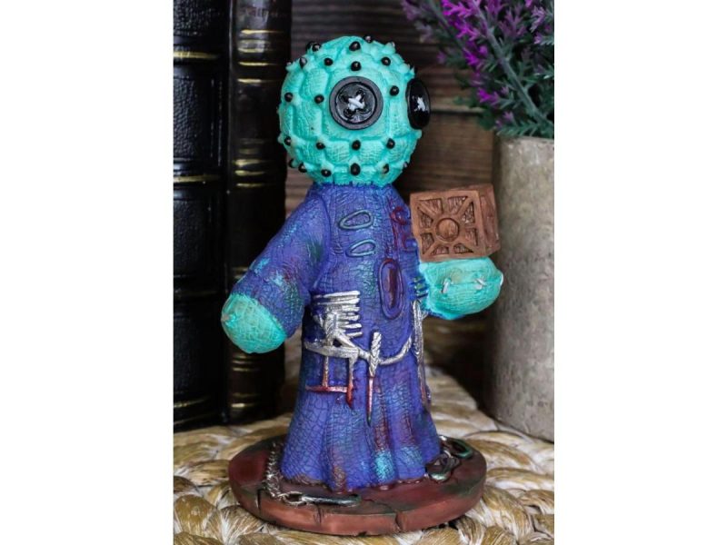 Home Accents |  Ebros Pinheadz Monster With Voodoo Stitches Figurine 4.25″H (Pinhead Hellbound) Decor Ebros Gift