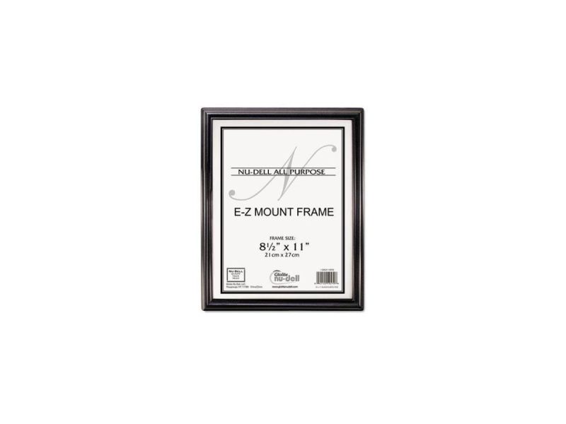 Home Accents |  Nudell Ez Mount Document Frame, Plastic, 8 1/2 X 11, Black Decor Home Accents