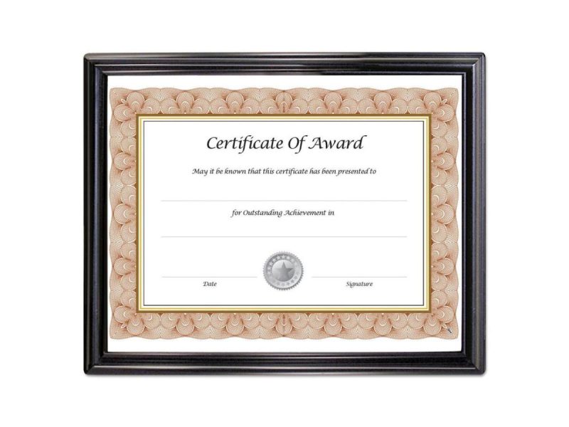 Home Accents |  Nudell Ez Mount Document Frame, Plastic, 8 1/2 X 11, Black Decor Home Accents