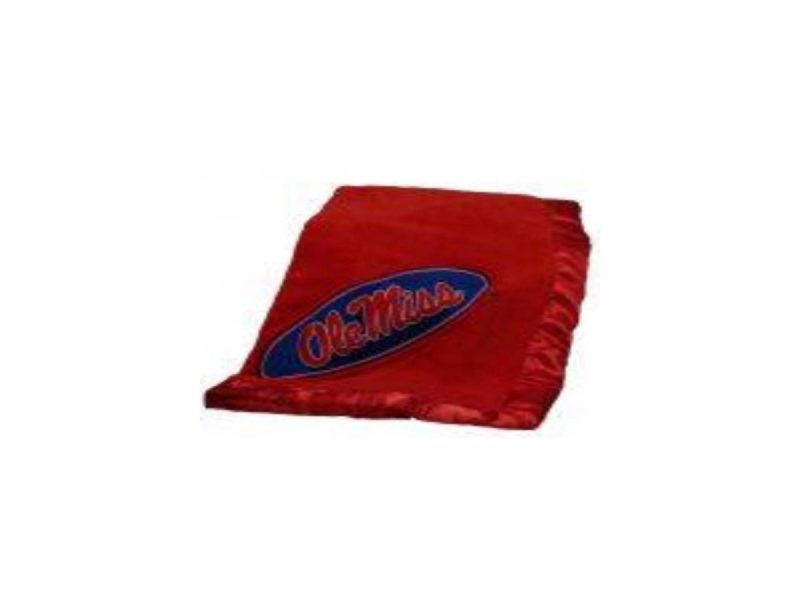 Home Accents |  Ole Miss Satin Baby Blanket Decor Home Accents