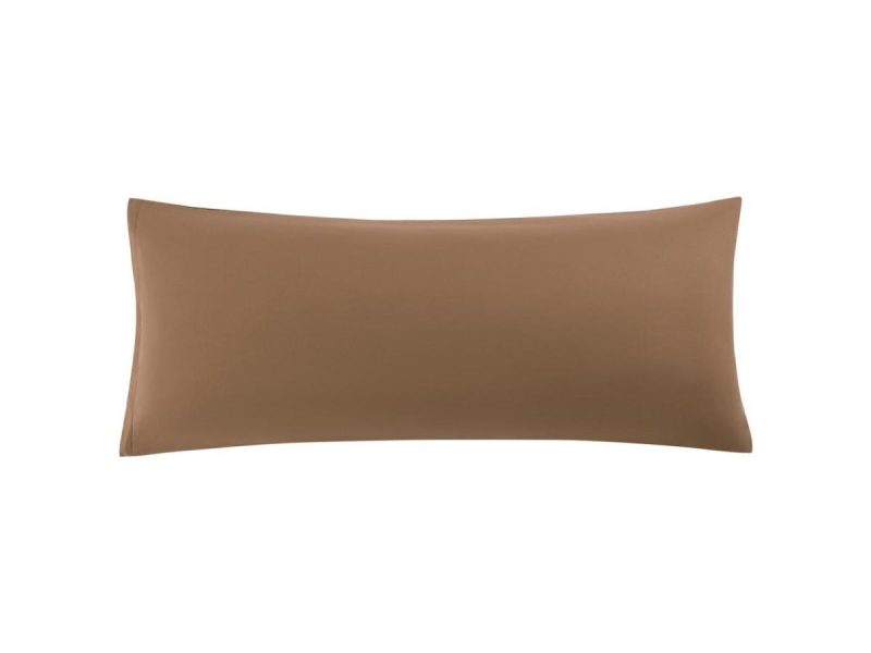 Home Textiles & Bedding |  Soft Microfiber Body Pillow Cover With Zipper Closure, Long Pillow Cases For Body Pillows, 20″X48″, Brown Decor Home Textiles & Bedding