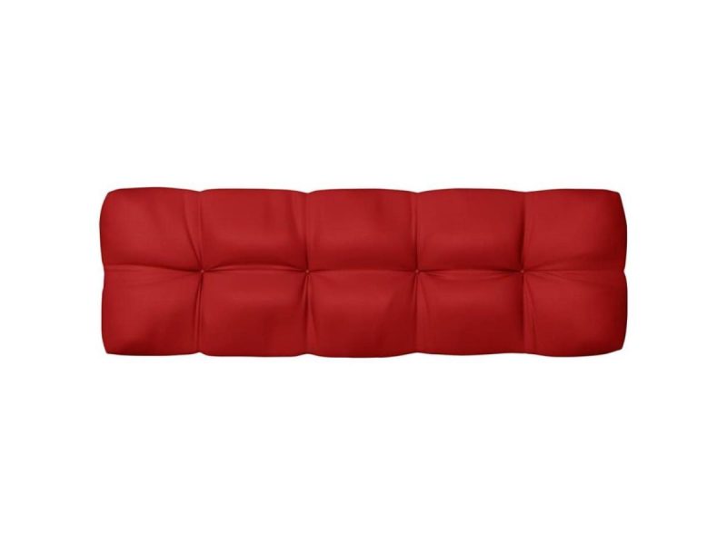 Home Textiles & Bedding |  Vidaxl Chair Cushion 3 Pcs Outdoor Pallet Seat Cushion Sofa Pad Red Fabric Decor Home Textiles & Bedding