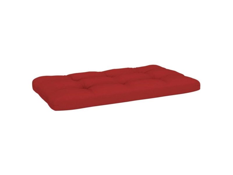 Home Textiles & Bedding |  Vidaxl Chair Cushion 3 Pcs Outdoor Pallet Seat Cushion Sofa Pad Red Fabric Decor Home Textiles & Bedding