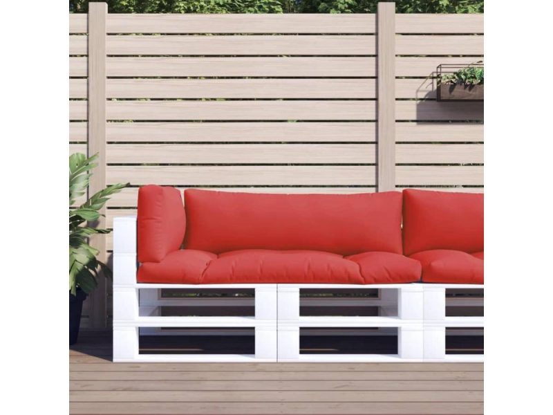 Home Textiles & Bedding |  Vidaxl Chair Cushion 3 Pcs Outdoor Pallet Seat Cushion Sofa Pad Red Fabric Decor Home Textiles & Bedding