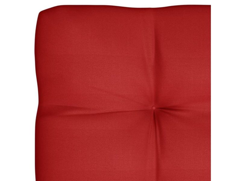 Home Textiles & Bedding |  Vidaxl Chair Cushion 3 Pcs Outdoor Pallet Seat Cushion Sofa Pad Red Fabric Decor Home Textiles & Bedding