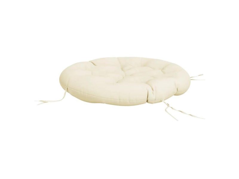 Home Textiles & Bedding |  Vidaxl Chair Cushion Round Seat Pillow Outdoor Cushion Cream Oxford Fabric Decor Home Textiles & Bedding