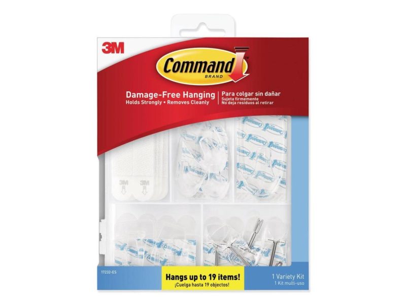 Hooks & Picture Hangers |  3M Company 53Pk Clr Hooks Asstd 17232-Es Decor 3M