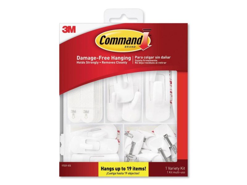 Hooks & Picture Hangers |  3M Company 54Pk Gp Hooks Asstd 17231-Es Decor 3M