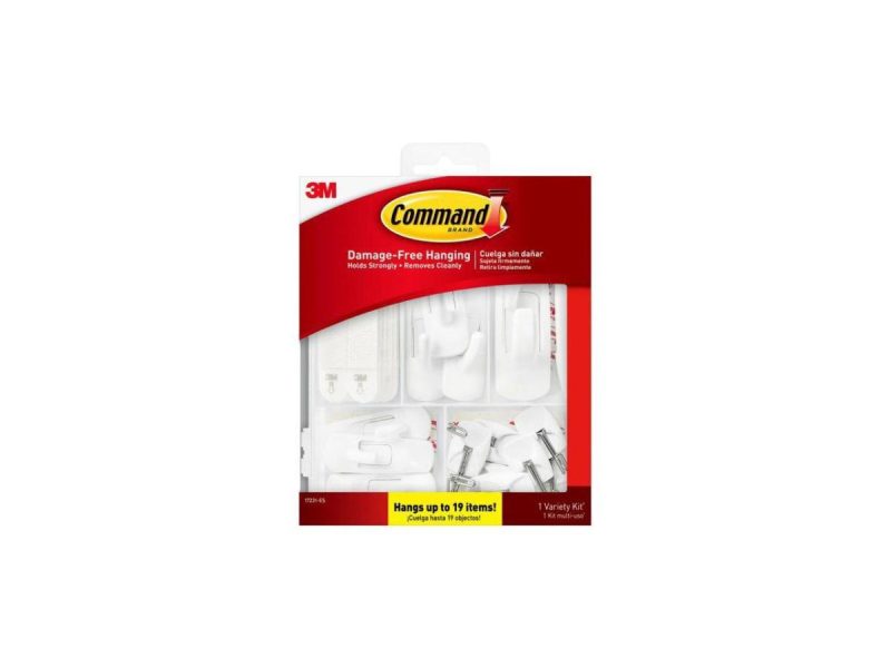 Hooks & Picture Hangers |  3M Company 54Pk Gp Hooks Asstd 17231-Es Decor 3M