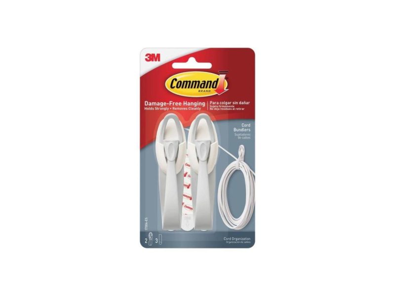 Hooks & Picture Hangers |  3M Display Materials And Syste 17304-Es 2 Bundlers, 3 Strips Decor 3M