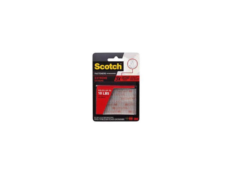 Hooks & Picture Hangers |  3M Scotch Extreme Fasteners 1″ X 3″ Clear 2/Pack Rf6730 Decor 3M