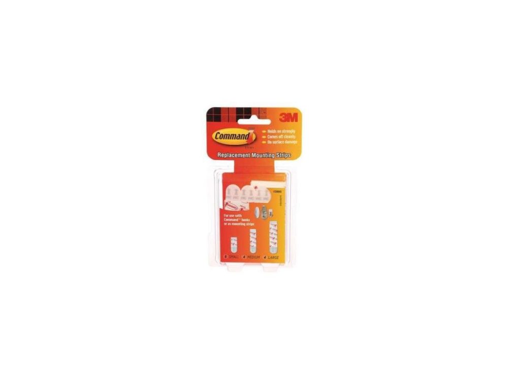 Hooks & Picture Hangers |  Assorted Replacement Strip,Foam,Pk16 Command 17200Cl Decor Command