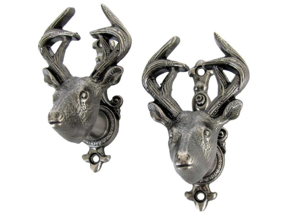 Hooks & Picture Hangers |  Buck Deer Wall Mount Weapon Hooks Decor Hooks & Picture Hangers