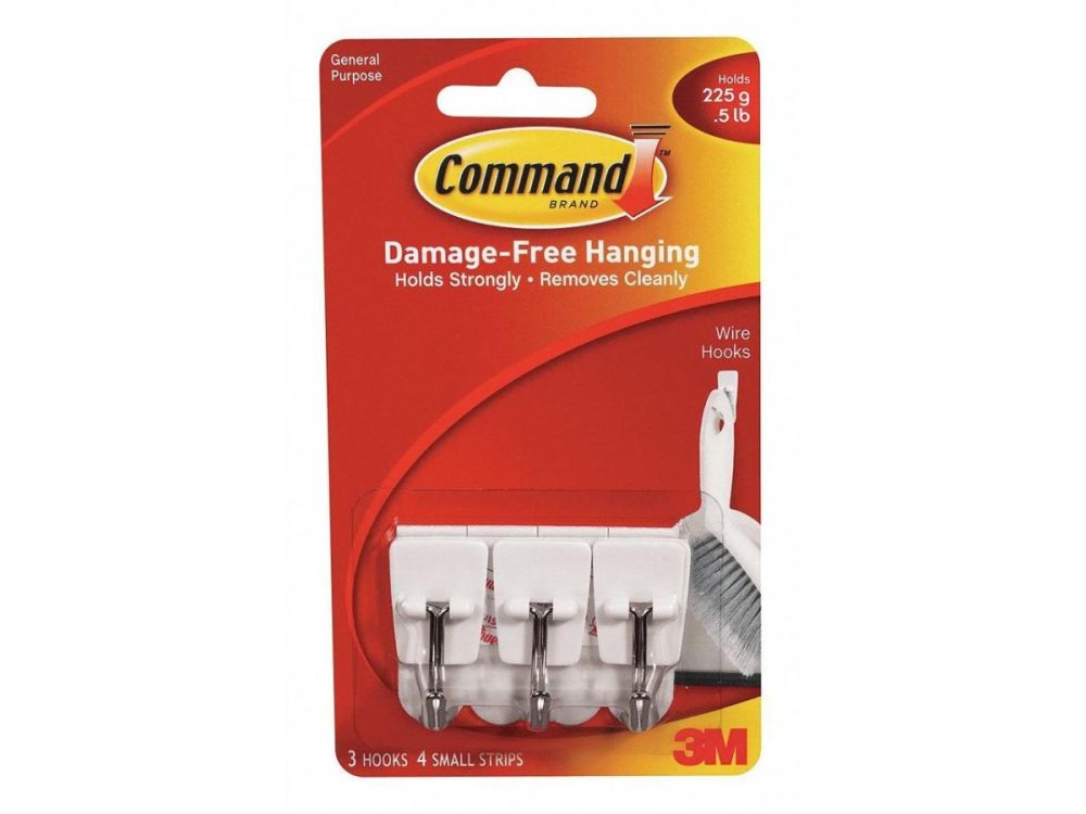 Hooks & Picture Hangers |  Command 17042 Sawtooth Hook,Plastic,1/16 In,Pk3 Decor Command