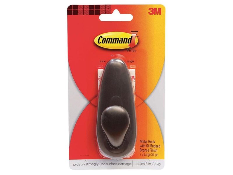 Hooks & Picture Hangers |  Command Fc13 Hook,Metal,1-5/8 In Decor Command