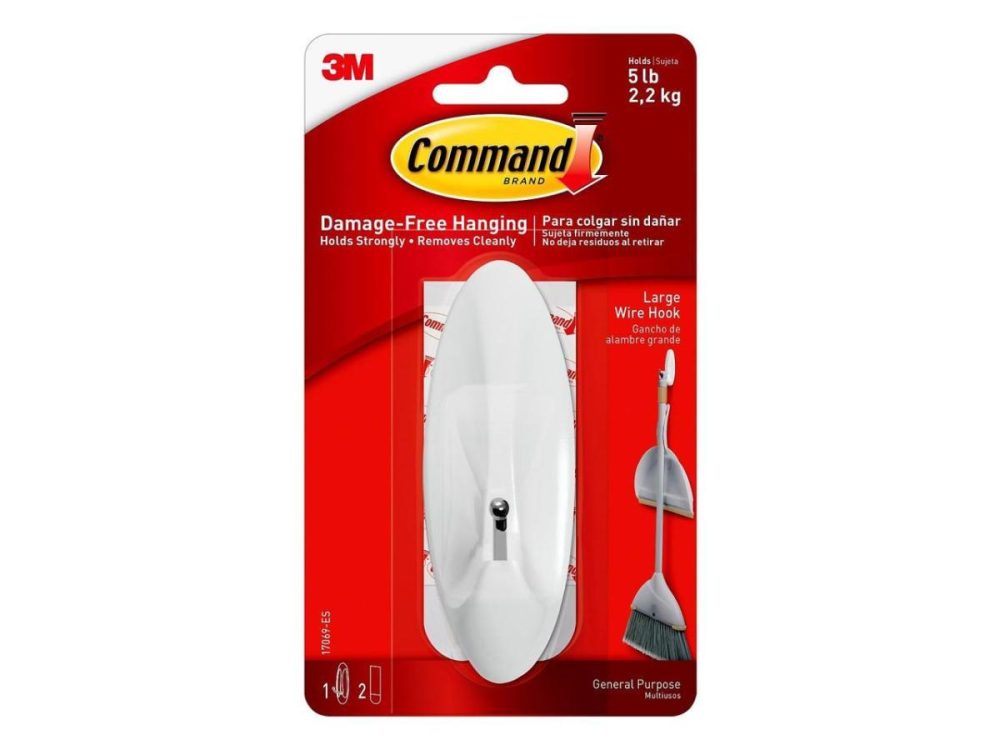 Hooks & Picture Hangers |  Command Large Bath Picture Hanging Strips 24358309 Decor 3M