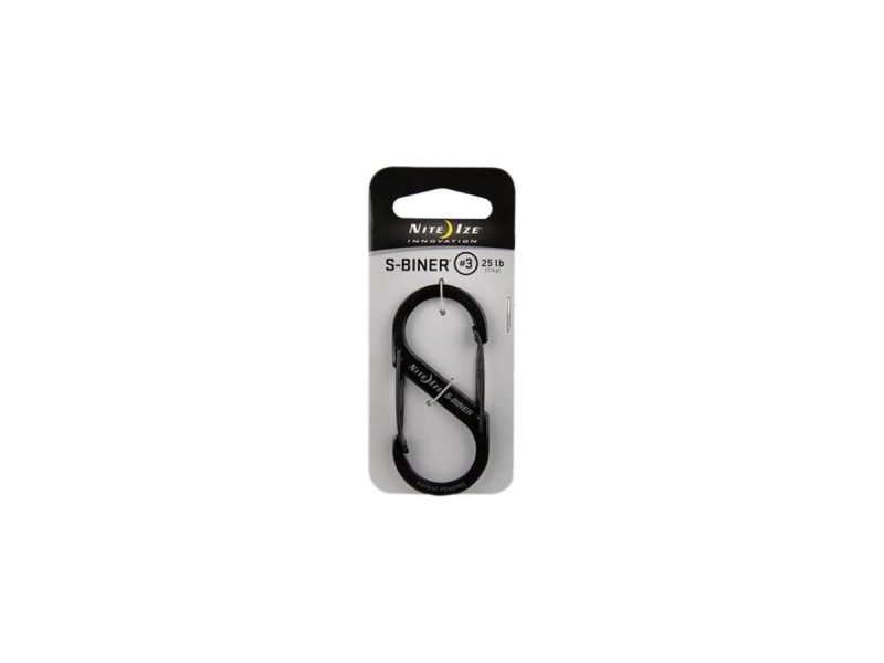 Hooks & Picture Hangers |  Nite Ize Sb3-03-01 Double Gated Carabiner,2-5/8 In.,Black Decor Hooks & Picture Hangers