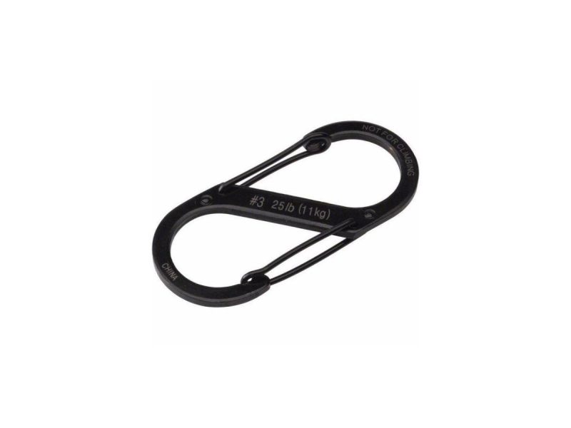 Hooks & Picture Hangers |  Nite Ize Sb3-03-01 Double Gated Carabiner,2-5/8 In.,Black Decor Hooks & Picture Hangers