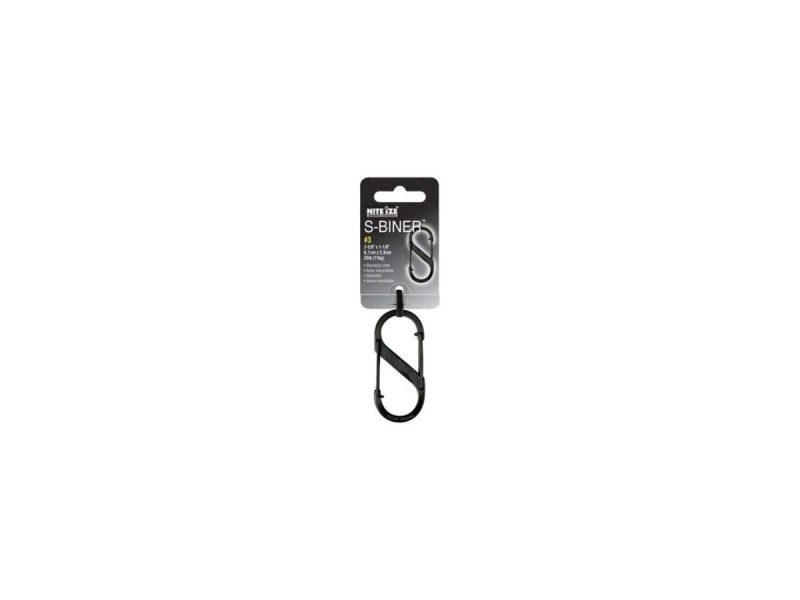 Hooks & Picture Hangers |  Nite Ize Sb3-03-01 Double Gated Carabiner,2-5/8 In.,Black Decor Hooks & Picture Hangers