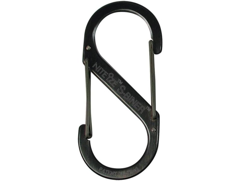 Hooks & Picture Hangers |  Nite Ize Sb3-03-01 Double Gated Carabiner,2-5/8 In.,Black Decor Hooks & Picture Hangers