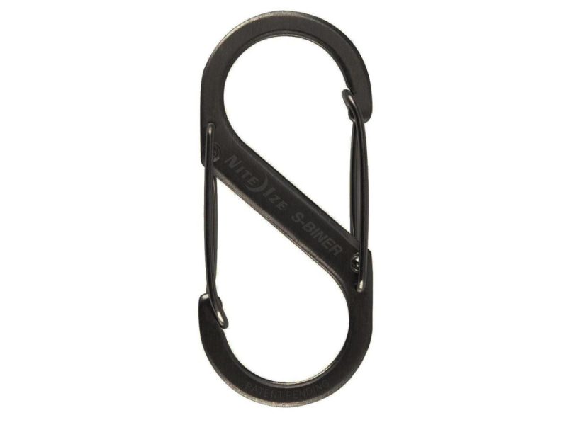 Hooks & Picture Hangers |  Nite Ize Sb3-03-01 Double Gated Carabiner,2-5/8 In.,Black Decor Hooks & Picture Hangers