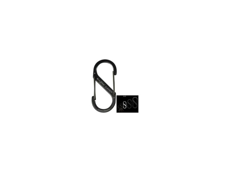 Hooks & Picture Hangers |  Nite Ize Sb3-03-01 Double Gated Carabiner,2-5/8 In.,Black Decor Hooks & Picture Hangers