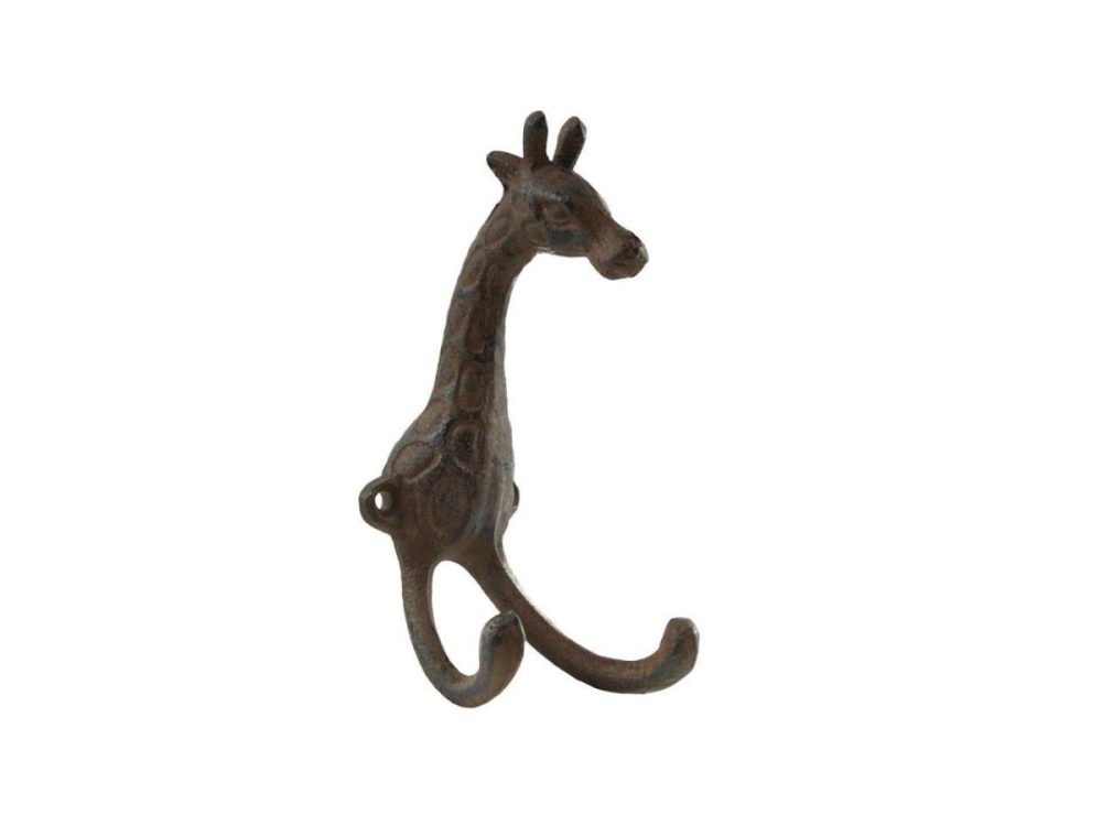 Hooks & Picture Hangers |  Treasure Gurus Metal Giraffe 3D Towel Hook Bib Coat Hat Holder Kids Room Zoo Animal Wall Decor Decor Hooks & Picture Hangers