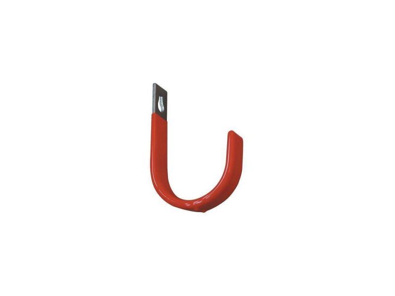 Hooks & Picture Hangers |  Zoro Select 4Erv7 Steel Hook,Orange Vinyl Coated,5-1/2 In. L Decor Hooks & Picture Hangers