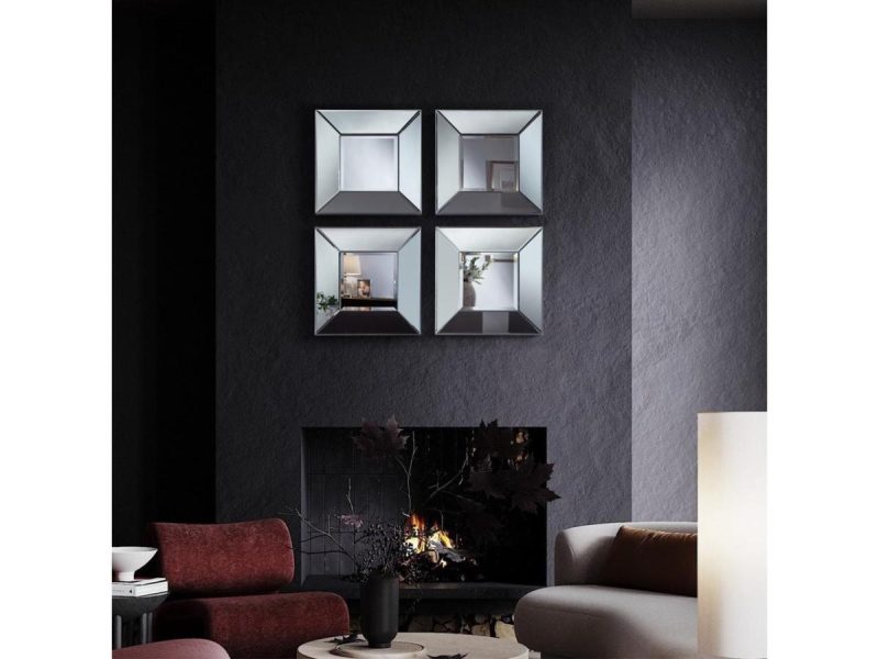 Mirrors |  Inspired Home Khaleesi Wall Mirror – Accent | Beveled Glass, Decor Inspired Home