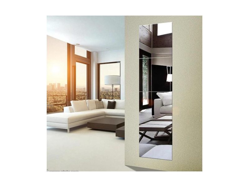 Mirrors |  Wall Mirrors Flexible Real Glass Flat Frameless Decor Mirrors