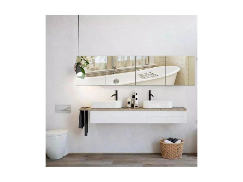 Mirrors |  Wall Mirrors Flexible Real Glass Flat Frameless Decor Mirrors