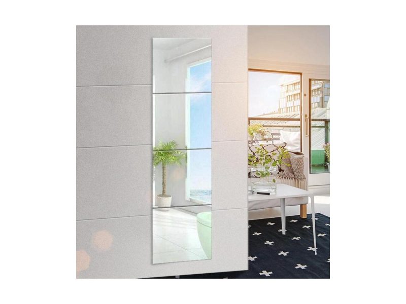 Mirrors |  Wall Mirrors Flexible Real Glass Flat Frameless Decor Mirrors