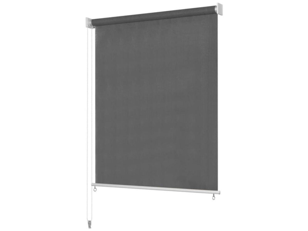 Window Treatments |  Vidaxl Roller Blind Window Shade With Pull Cord Blackout Blind Anthracite Decor vidaXL