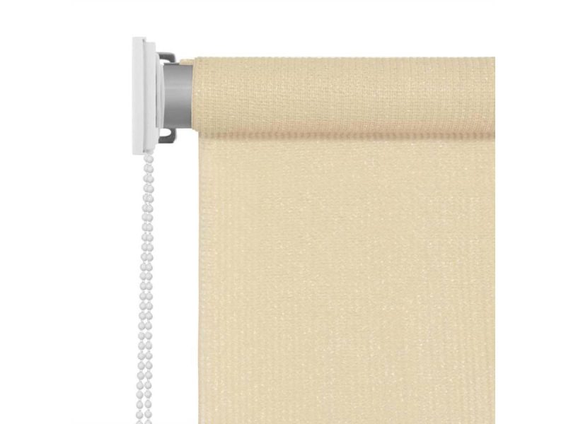 Window Treatments |  Vidaxl Roller Blind Window Shade With Pull Cord Roll Up Blackout Blind Cream Decor vidaXL