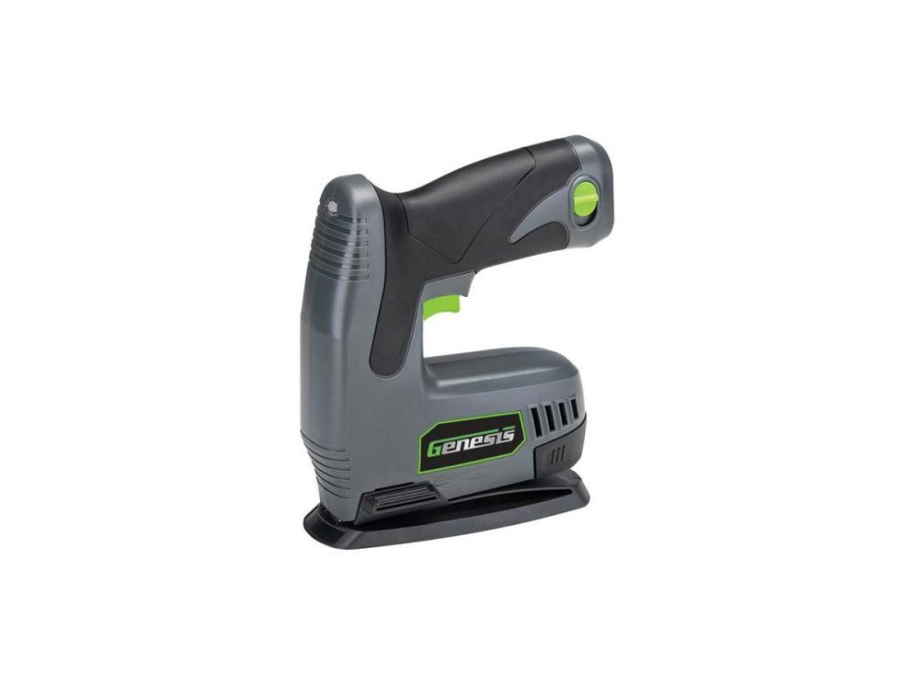 Holiday Decor |  Genesis 8-Volt Li-Ion Cordless Electric Stapler And Nailer With Battery Pack, Charger, Staples, And Nails Decor Genesis