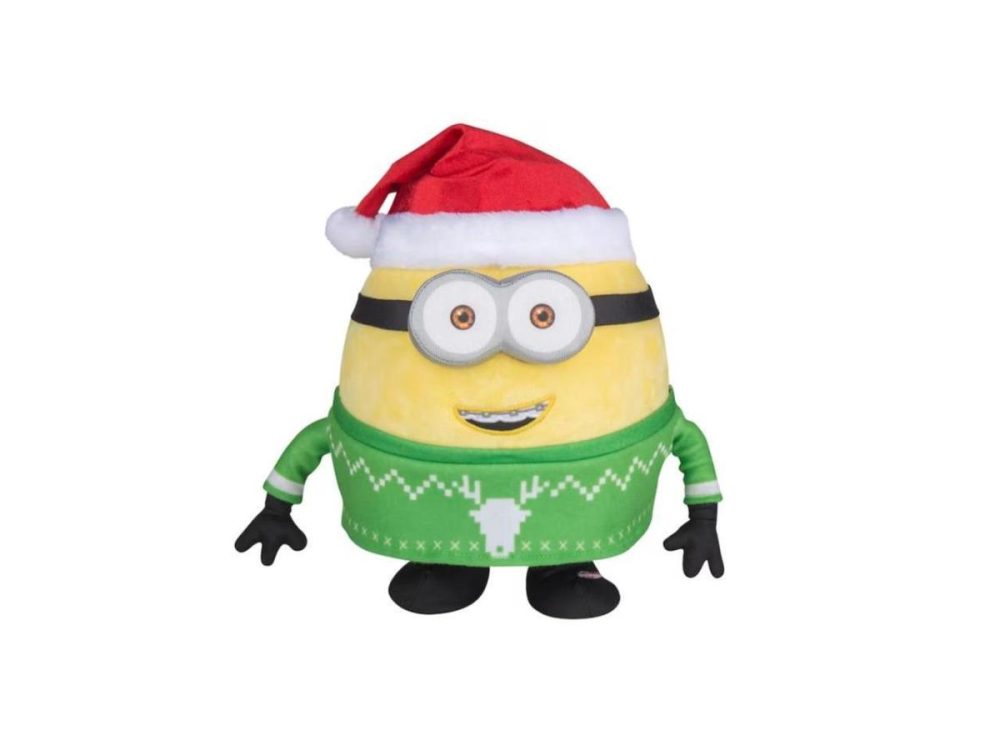 Holiday Decor |  Universal 10.63-In Musical Animatronic Decoration Universal Pictures Minion Otto Toys Battery-Operated Batteries Included Christmas Decor Decor Holiday Decor