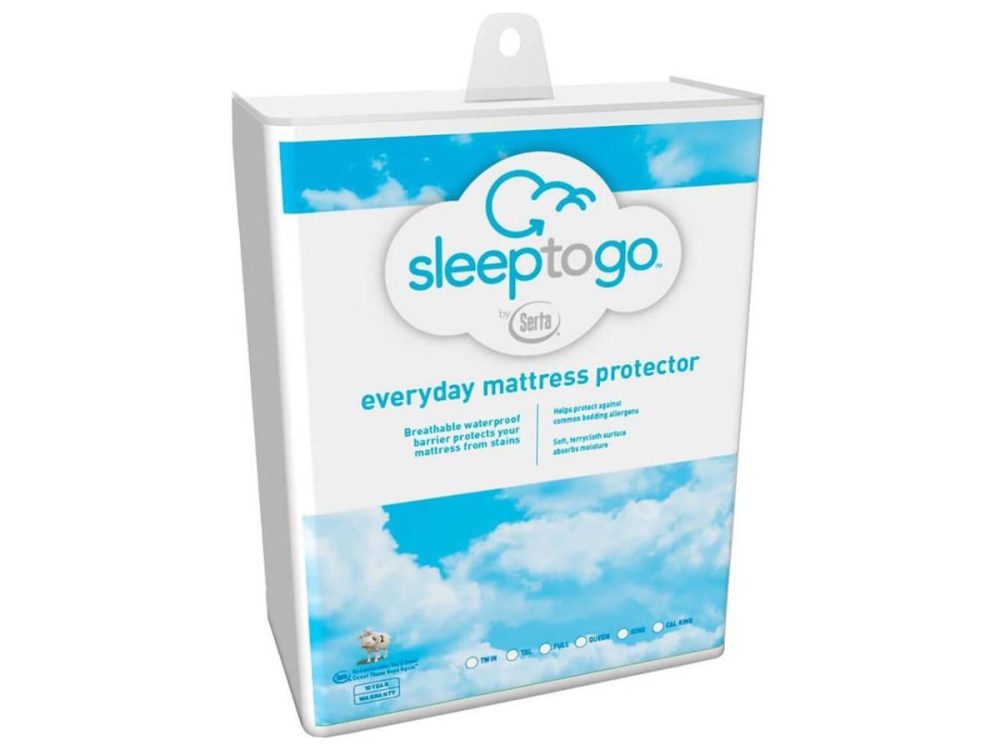 Home Textiles & Bedding |  Serta Sleep To Go Everyday Mattress Protector – Full Decor Home Textiles & Bedding